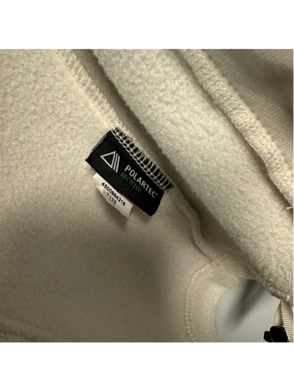 The North Face Fleece Jacket Women’s size Medium Beige cream - Picture 7 of 8